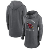 Arizona Cardinals Women's Raglan Funnel Neck Pullover Hoodie | NFL New