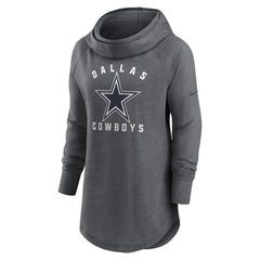Dallas Cowboys Women's Raglan Funnel Neck Pullover Hoodie | NFL New