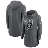 Las Vegas Raiders Women's Raglan Funnel Neck Pullover Hoodie | NFL New