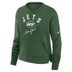 New York Jets Women's High Hip Fleece Pullover Sweatshirt | NFL Sale