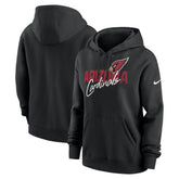 Arizona Cardinals Women's Wordmark Club Fleece Pullover Hoodie | NFL Discount
