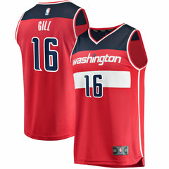 Red Anthony Gill Washington Wizards Fast Break Replica Jersey | NBA