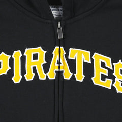 Pittsburgh Pirates Youth Wordmark Full-Zip Fleece Hoodie - MLB Hoodies