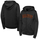 San Francisco Giants Youth Wordmark Full-Zip Fleece Hoodie - MLB Hoodies
