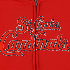 St. Louis Cardinals Youth Wordmark Full-Zip Fleece Hoodie - MLB Hoodies