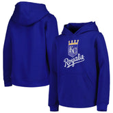 Kansas City Royals Youth Team Primary Logo Pullover Hoodie - MLB Hoodies
