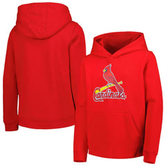 St. Louis Cardinals Youth Team Primary Logo Pullover Hoodie - MLB Hoodies