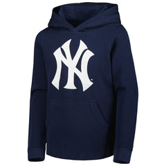New York Yankees Youth Team Primary Logo Pullover Hoodie - MLB Hoodies