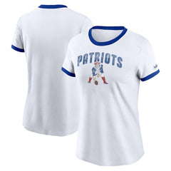 New England Patriots Women's Rewind Ringer T-Shirt | NFL Near me