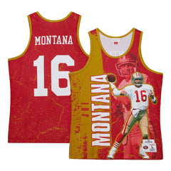 San Francisco 49ers Joe Montana 1989 Player Burst Tank Top | NFL On sale