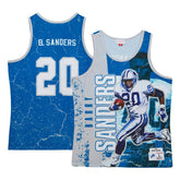 Detroit Lions Barry Sanders 1991 Player Burst Tank Top | NFL New
