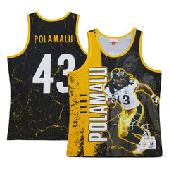 Pittsburgh Steelers Troy Polamalu 2007 Player Burst Tank Top | NFL Outlet