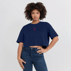 Boston Red Sox Fanatics Women's Elements Super Soft Boxy Cropped T-Shirt - MLB T-shirts