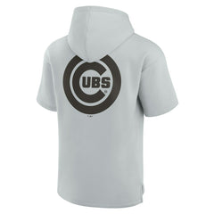 Chicago Cubs Fanatics Unisex Elements Super Soft Fleece Short Sleeve Pullover Hoodie - MLB Hoodies