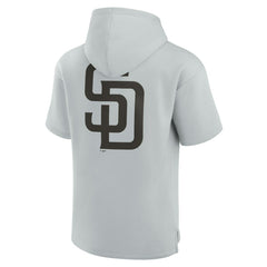 San Diego Padres Fanatics Unisex Elements Super Soft Fleece Short Sleeve Pullover Hoodie - MLB Hoodies