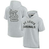 St. Louis Cardinals Fanatics Unisex Elements Super Soft Fleece Short Sleeve Pullover Hoodie - MLB Hoodies