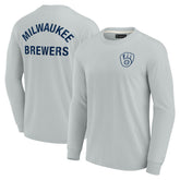Milwaukee Brewers Fanatics Unisex Elements Super Soft Long Sleeve T-Shirt - MLB T-shirts