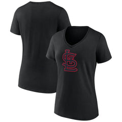 St. Louis Cardinals Women's Rough Diamond V-Neck T-Shirt - MLB T-shirts