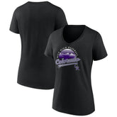 Colorado Rockies Women's One Champion V-Neck T-Shirt - MLB T-shirts