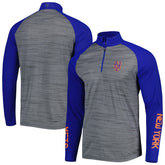 New York Mets Levelwear Vandal Raglan Quarter-Zip Top - MLB Tops