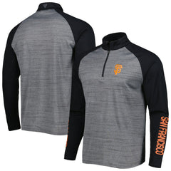 San Francisco Giants Levelwear Vandal Raglan Quarter-Zip Top - MLB Tops