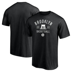 Black Brooklyn Nets Push Ahead T-Shirt | NBA