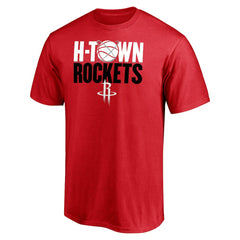 Red Houston Rockets Push Ahead T-Shirt sale | NBA