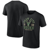 Black Milwaukee Bucks The Extras T-Shirt | NBA