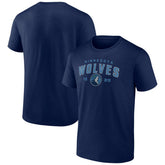 Navy Minnesota Timberwolves Rebel Logo T-Shirt | NBA
