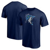 Navy Minnesota Timberwolves Push Ahead T-Shirt | NBA