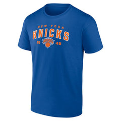 Blue New York Knicks Rebel Logo T-Shirt | NBA
