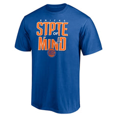 Blue New York Knicks Push Ahead T-Shirt | NBA