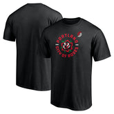 Black Portland Trail Blazers Push Ahead T-Shirt | NBA