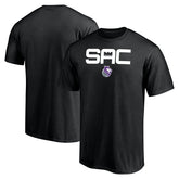 Black Sacramento Kings Push Ahead T-Shirt | NBA