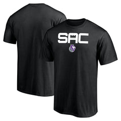 Black Sacramento Kings Push Ahead T-Shirt | NBA