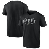 Black San Antonio Spurs Rebel Logo T-Shirt | NBA