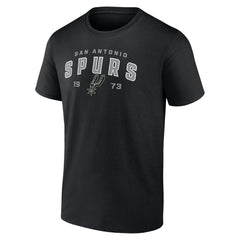 Black San Antonio Spurs Rebel Logo T-Shirt | NBA