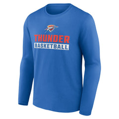 Blue Oklahoma City Thunder Let's Go Long Sleeve T-Shirt | NBA