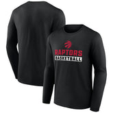 Black Toronto Raptors Let's Go Long Sleeve T-Shirt | NBA