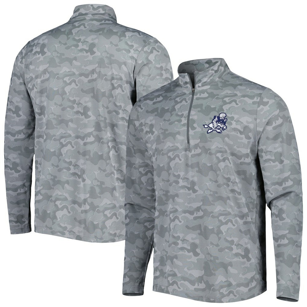 Dallas Cowboys Antigua Brigade Throwback Quarter-Zip Top | NFL Outlet