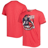 New York Giants Lawrence Taylor Homage Unisex Caricature Retired Player Tri-Blend T-Shirt | NFL Near me