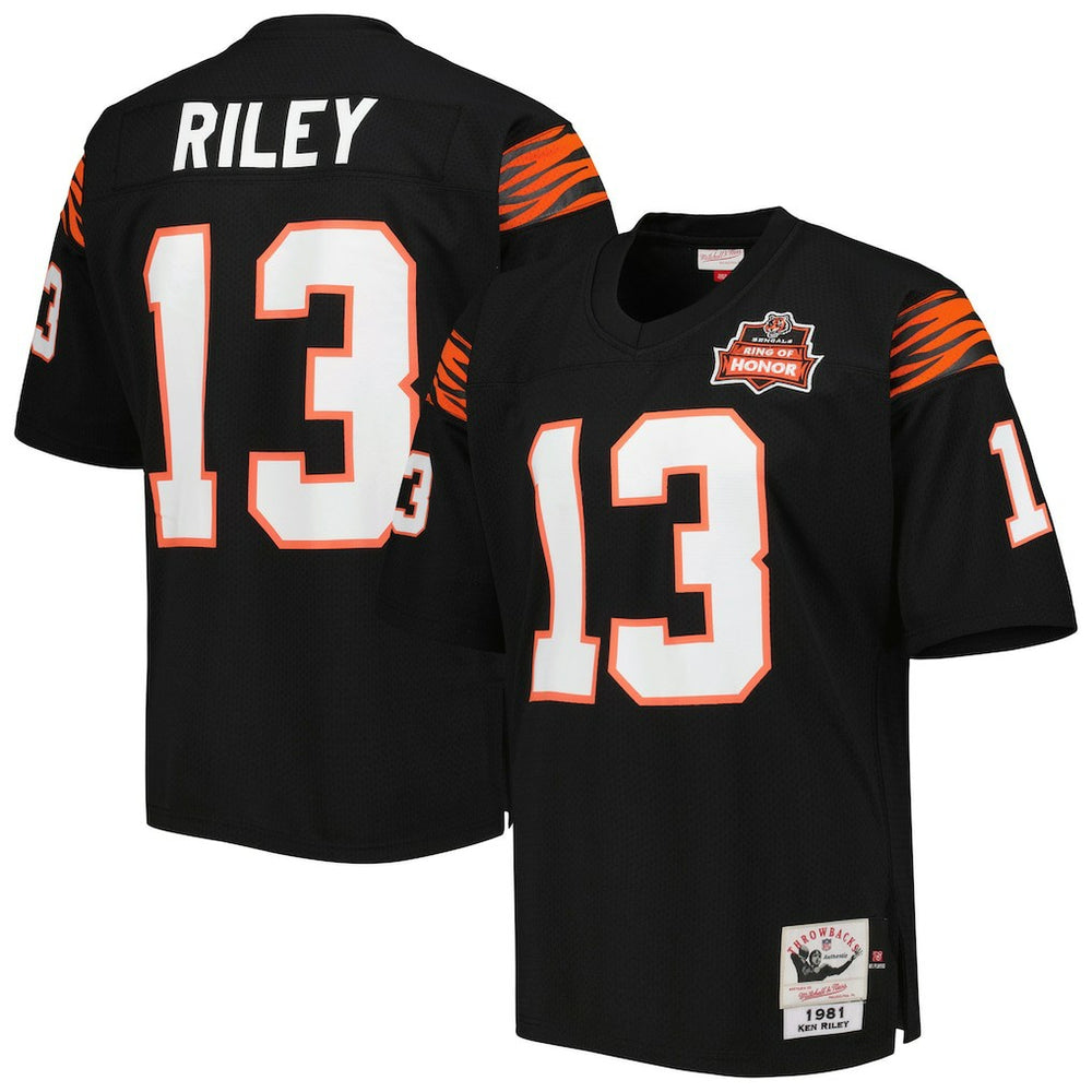 Cincinnati Bengals Ken Riley 1981 Authentic Throwback Retired Player Jersey | NFL Sale