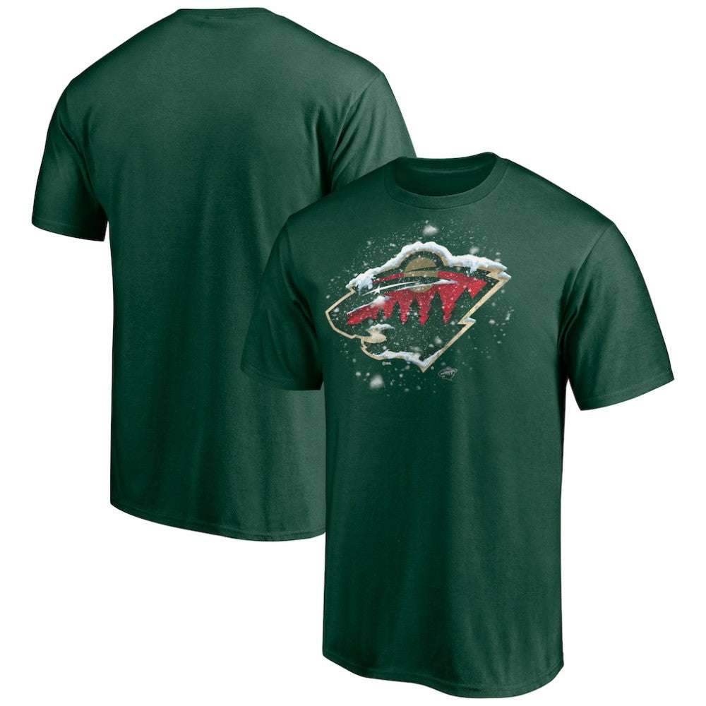 Minnesota Wild Snow Logo T-Shirt - NHL T-shirts