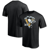 Pittsburgh Penguins Snow Logo T-Shirt - NHL T-shirts