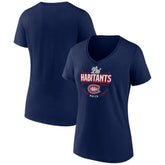 Montreal Canadiens Women's Active Edge V-Neck T-Shirt - NHL T-shirts