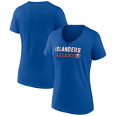 New York Islanders Women's Primary Play V-Neck T-Shirt - NHL T-shirts