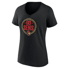 Ottawa Senators Women's Active Edge V-Neck T-Shirt - NHL T-shirts
