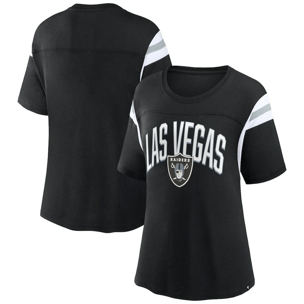 Las Vegas Raiders Women's Earned Stripes T-Shirt | NFL Online