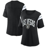 Las Vegas Raiders Women's Earned Stripes T-Shirt | NFL Online
