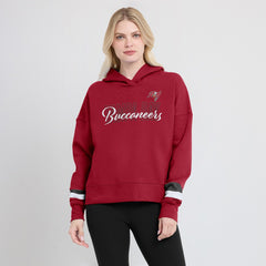 Tampa Bay Buccaneers Women's Over Under Pullover Hoodie | NFL Discount